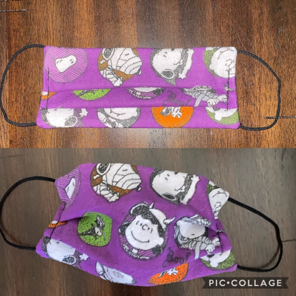 Snoopy and Gang Halloween face mask